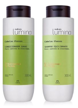 Combo Shampoo e Condicionador Lumina Cabelos Oleosos