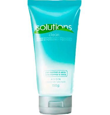 Solutions - Gel Facial de Limpeza 2 em 1