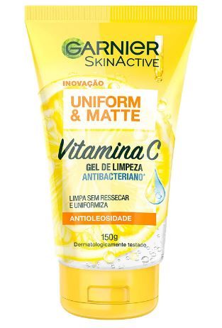 Gel de Limpeza Facial Antibacteriano Uniform & Matte Vitamina C Antioleosidade