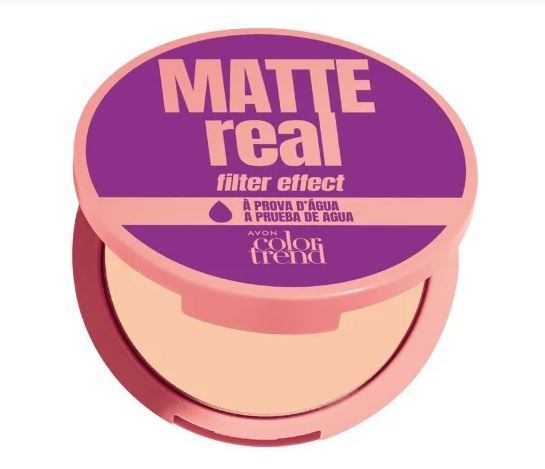 Pó Compacto Color Trend Matte Real 132 Q (Antigo Bege Claro)