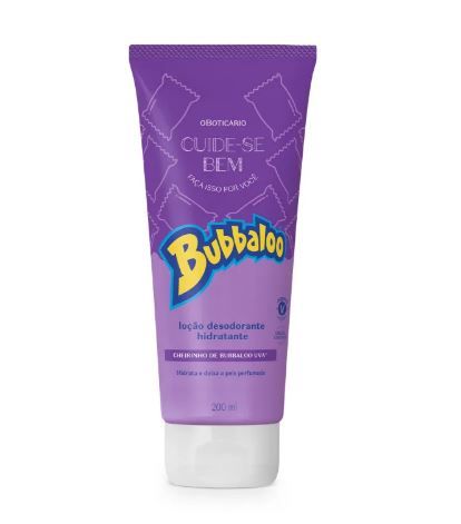 Loção Hidratante Corporal Bubbaloo Uva