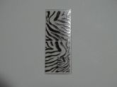 Adesivo para Unhas Cromado Zebra