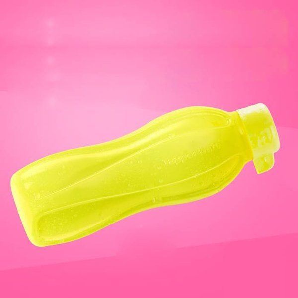 .Eco Tupper Garrafa 500ml Amarelo Neon