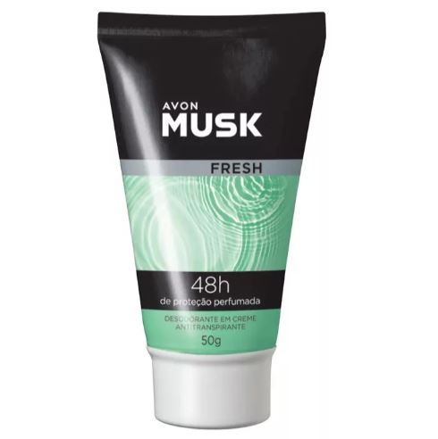 Desodorante em Creme com Aplicador Musk Fresh