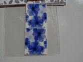 Adesivo Tatuagem para Unhas Flores Azul