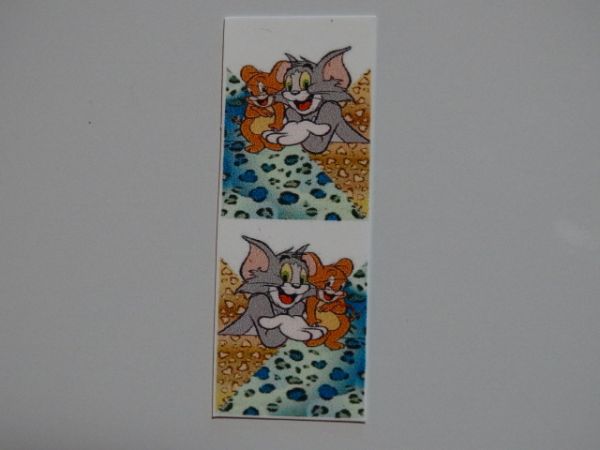 Adesivo Tatuagem para Unhas Tom e Jerry