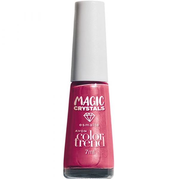 Esmalte Color Trend Magic Crystals Vermelho Pureza