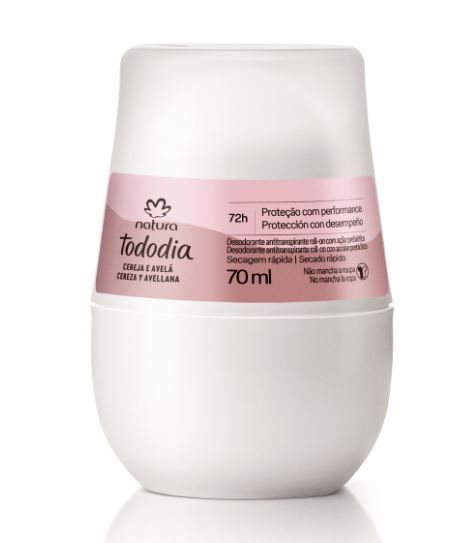 Desodorante Roll-On Cereja e Avelã
