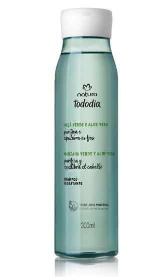 Shampoo Hidratante Maçã Verde e Aloe Vera