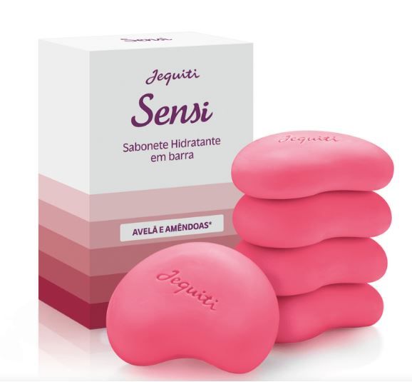 Sabonete Hidratante em Barra Avelã e Amêndoas