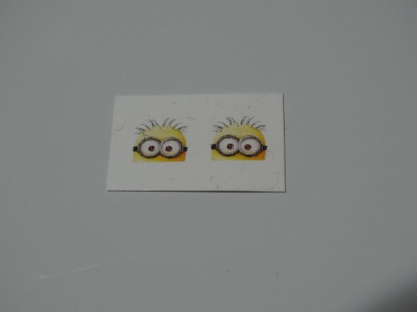 Adesivo Tatuagem para Unhas Minion