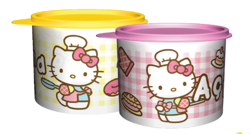 Combo Redondinha Hello Kitty Farinha + Açúcar