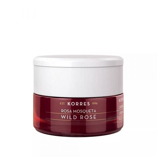 Creme Hidratante Iluminador Korres Wild Rose Pele normal e Seca