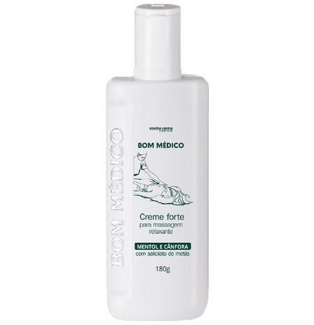 Creme Forte Para Massagem Relaxante Com Mentol e Cânfora