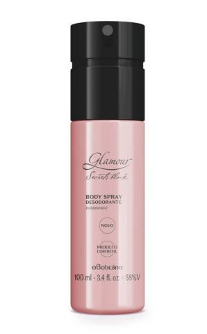 Desodorante Body Spray Glamour Secrets Black